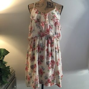 Floral summer dress XL